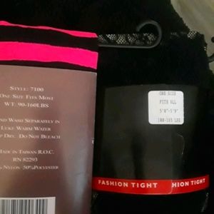 2 pairs tights punk/goth NEW
